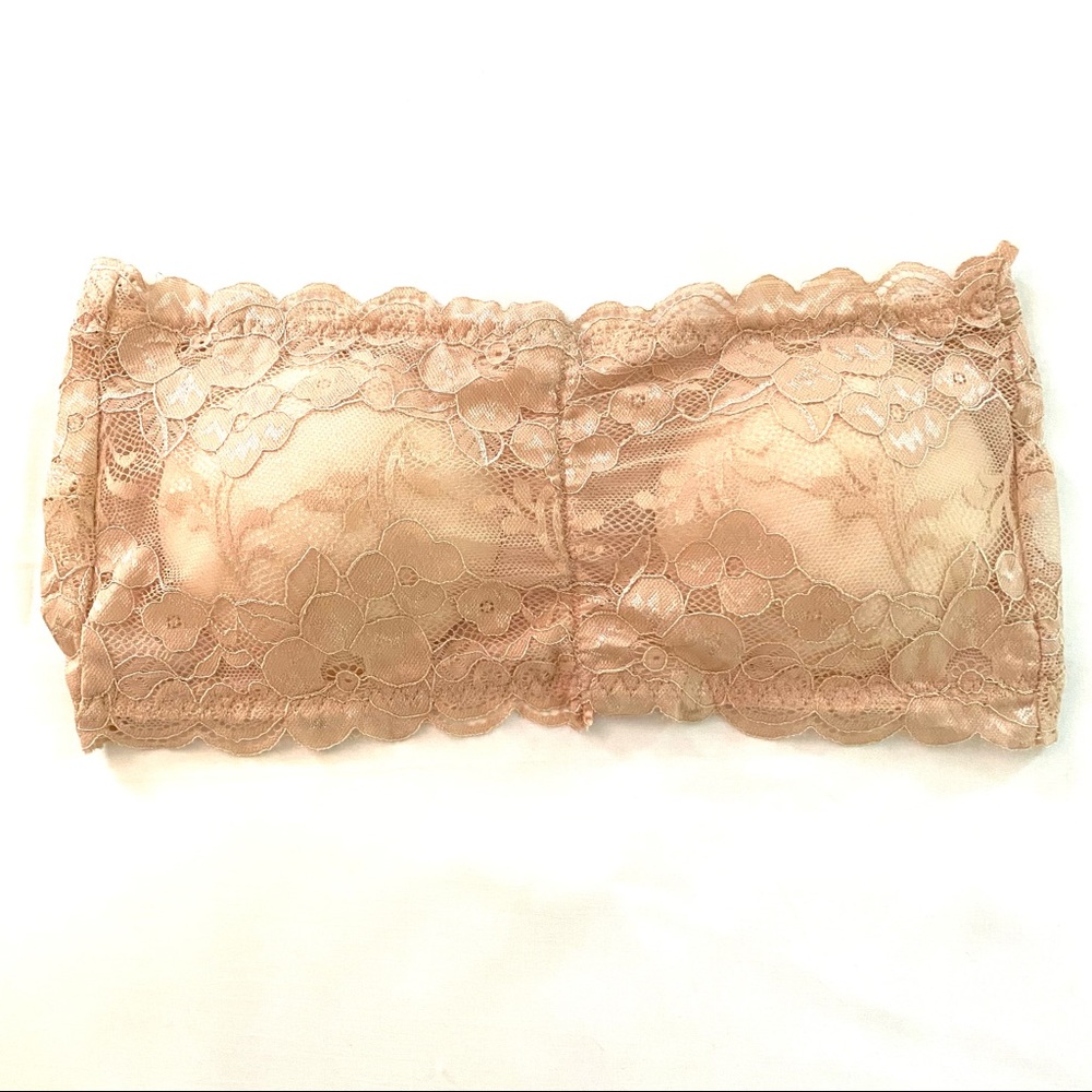 Lace Strapless Bandeau Bra